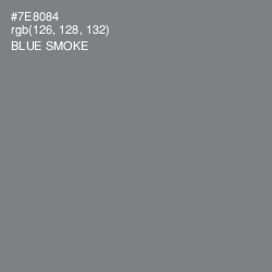 #7E8084 - Blue Smoke Color Image